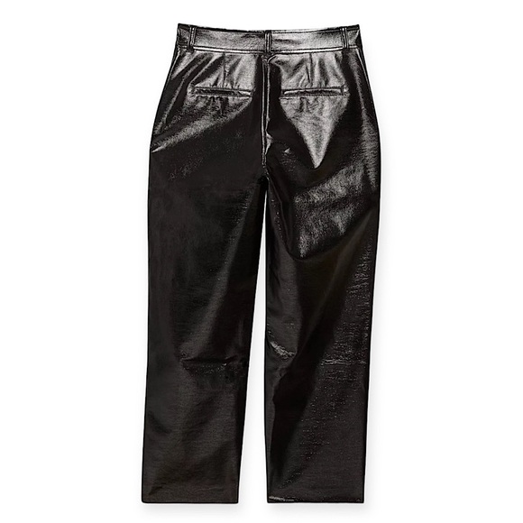 Aritzia Babaton New Command Ultra Glossy Trouser Pants NWT - Picture 2 of 16